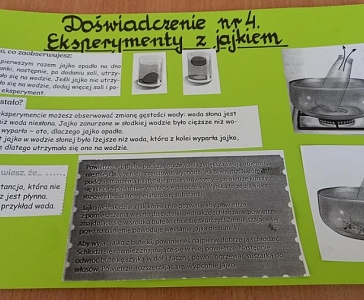 Doświadczenie z jajkiem